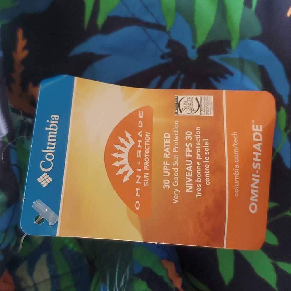 NWT Columbia Omni-shade Sandy River Tropical Print Active Shorts - Picture 6 of 7
